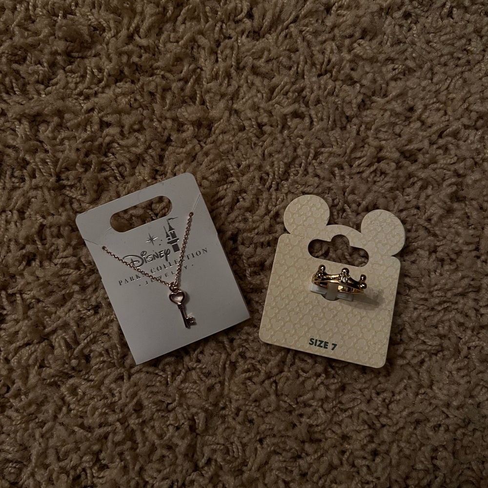 Disney Set Of Necklace and Ring